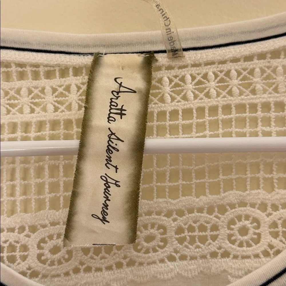 Aratta Silent Journey Embroidered Striped L/S - Picture 6 of 6